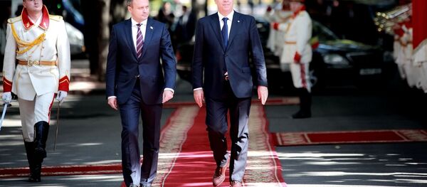 Andrian Candu şi Valeriu Zgonea - Sputnik Moldova