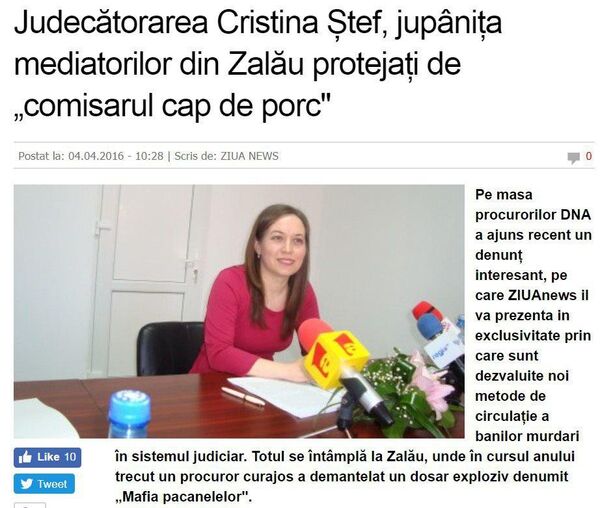 Judecătoarea Cristina Ştef Judecătoarea Cristina Ştef - Sputnik Moldova-România