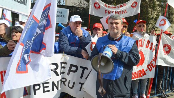 Proteste Sanitas - Sputnik Moldova-România