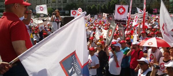 Proteste Sanitas - Sputnik Moldova-România