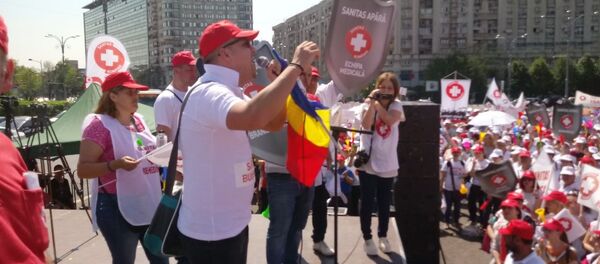 Proteste Sanitas - Sputnik Moldova-România