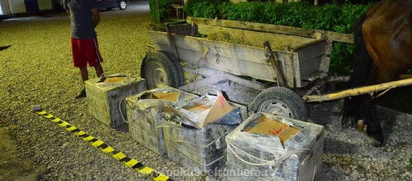 Contrabandă cu țigări cu căruța - Sputnik Moldova