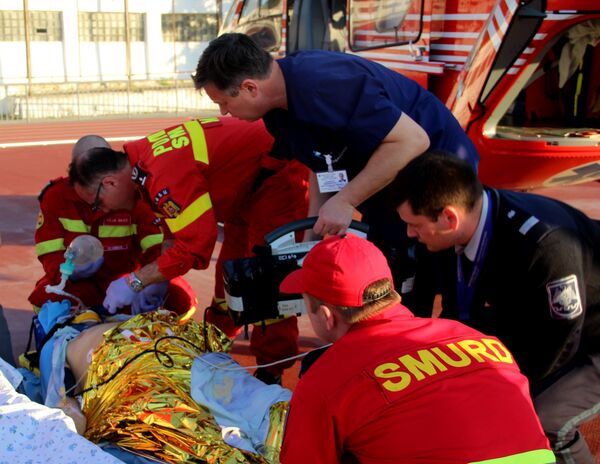 Intervenție aero - medicală SMURD - Sputnik Moldova