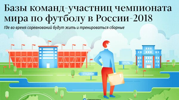 Базы команд-участниц чемпионата мира по футболу в России - 2018 - Sputnik Молдова