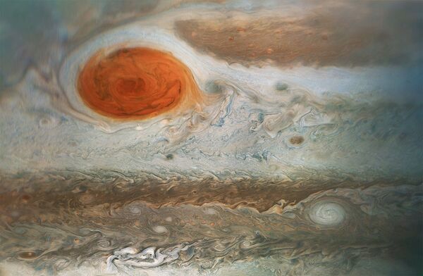 Снимок Большого Красного Пятна на поверхности Юпитера - Sputnik Молдова
