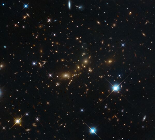 Скопления галактик PLCK G308.3-20.2 в созвездии Райской Птицы, одного из самых крупных объектов в обозримой Вселенной - Sputnik Молдова