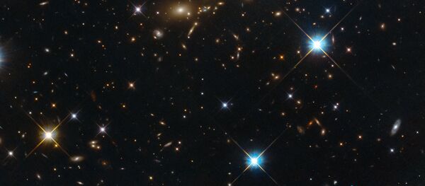 Скопления галактик в созвездии Райской Птицы, одного из самых крупных объектов в обозримой Вселенной. - Sputnik Молдова