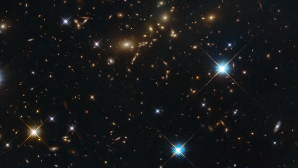 Скопления галактик в созвездии Райской Птицы, одного из самых крупных объектов в обозримой Вселенной. - Sputnik Молдова
