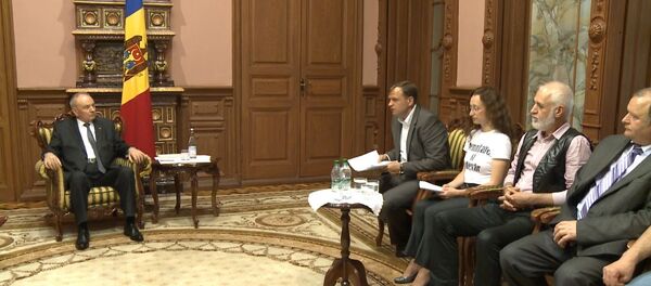 Nicolae Timofti la întrevedere cu Platforma DA - Sputnik Moldova