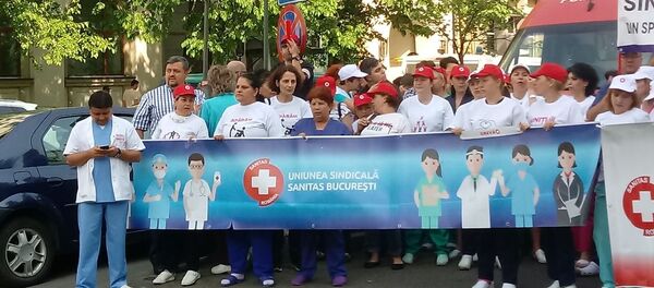Protest Sanitas 07 mai 2018 - Sputnik Moldova-România