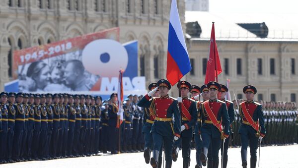 Военный парад, посвящённый 73-й годовщине Победы в ВОВ - Sputnik Moldova-România