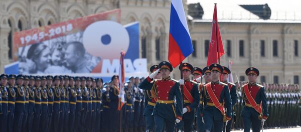Военный парад, посвящённый 73-й годовщине Победы в ВОВ Военный парад, посвящённый 73-й годовщине Победы в ВОВ - Sputnik Moldova-România