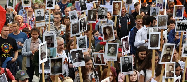 Акция Бессмертный полк в Кишиневе - Sputnik Moldova