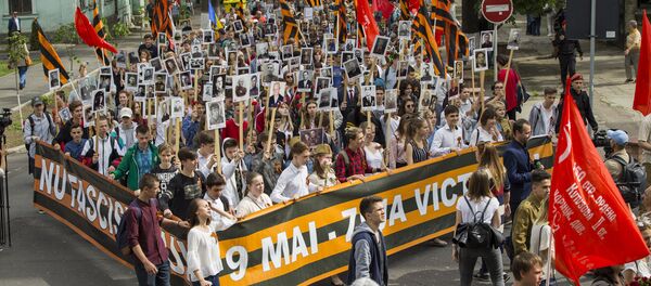 Акция Бессмертный полк в Кишиневе - Sputnik Молдова