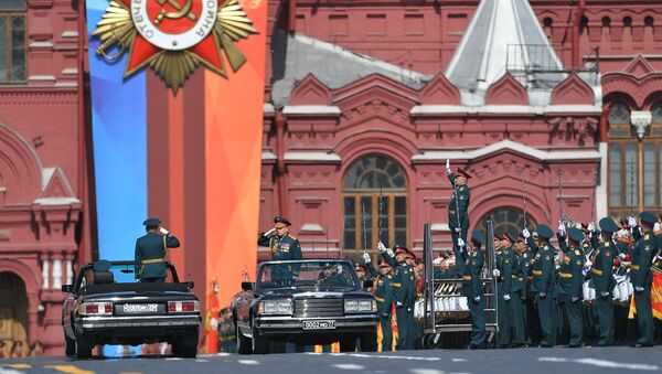 Военный парад, посвященный 73-й годовщине Победы в ВОВ - Sputnik Moldova-România