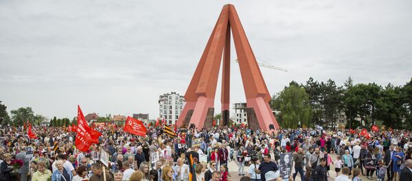 Акция Бессмертный полк в Кишиневе Акция Бессмертный полк в Кишиневе - Sputnik Молдова