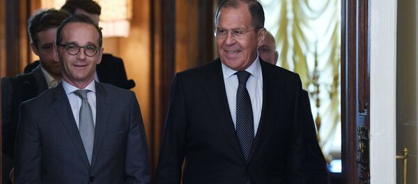 Встреча глав МИД РФ и ФРГ С. Лаврова и Х. Мааса - Sputnik Moldova-România