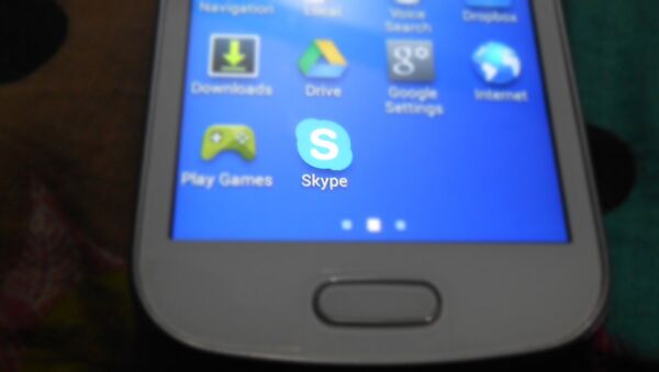 Skype на мобильном телефоне - Sputnik Молдова