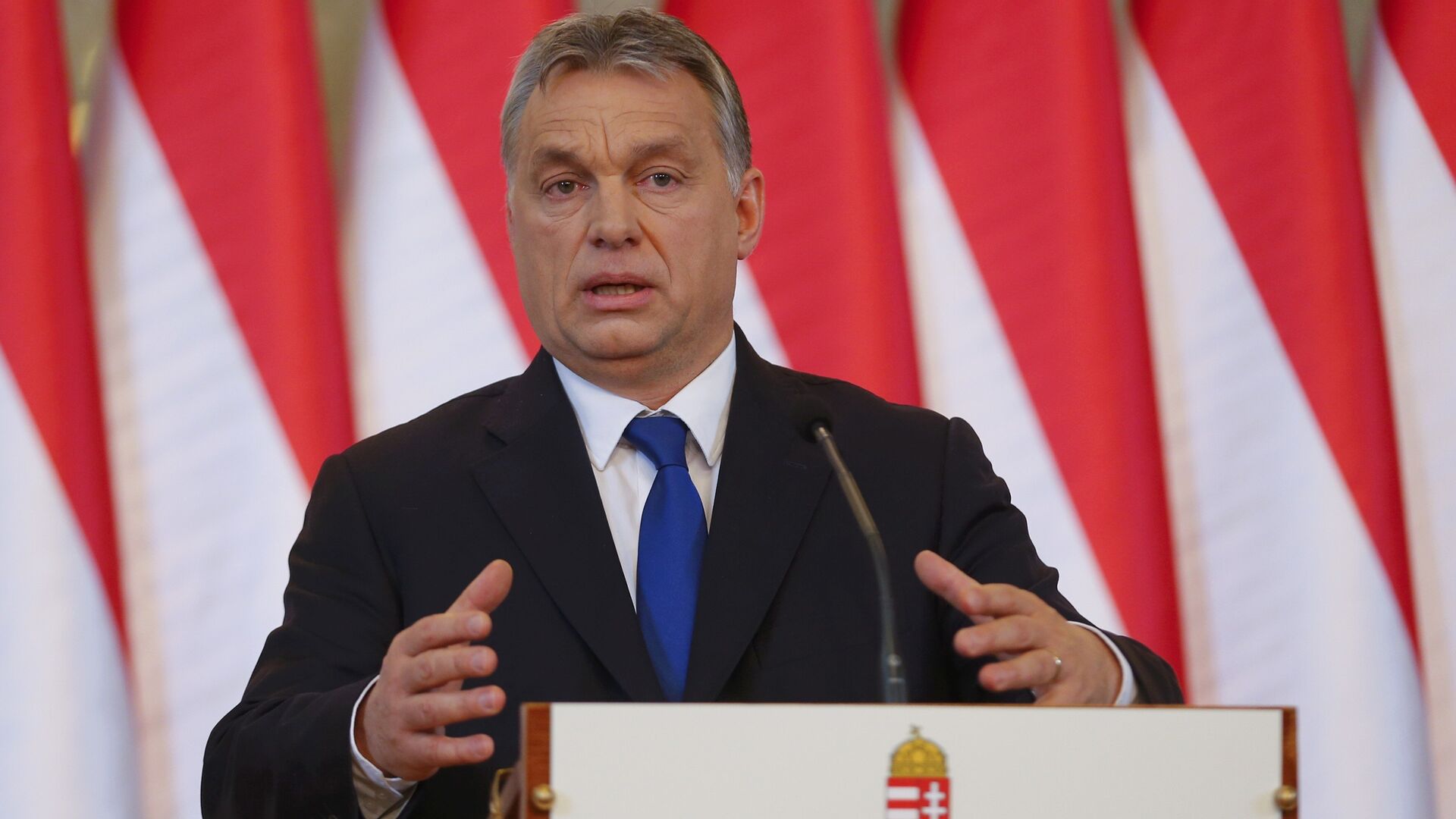 Ungarns Regierungschef Viktor Orban - Sputnik Moldova-România, 1920, 21.02.2022