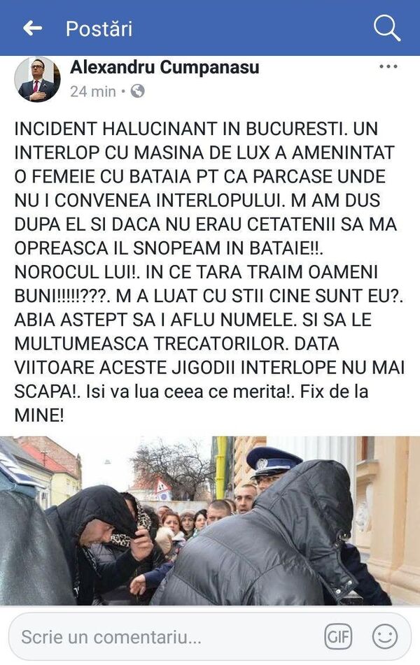 Postare Alexandru Cumpănașu Postare Alexandru Cumpănașu - Sputnik Moldova-România
