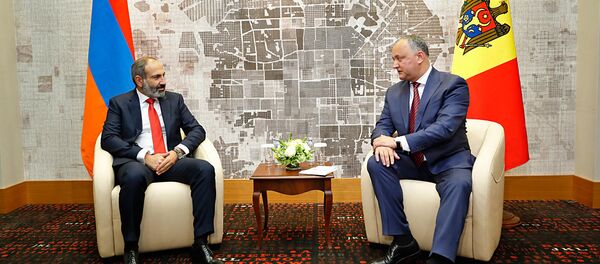 Igor Dodon și Nikol Pașinyan - Sputnik Moldova