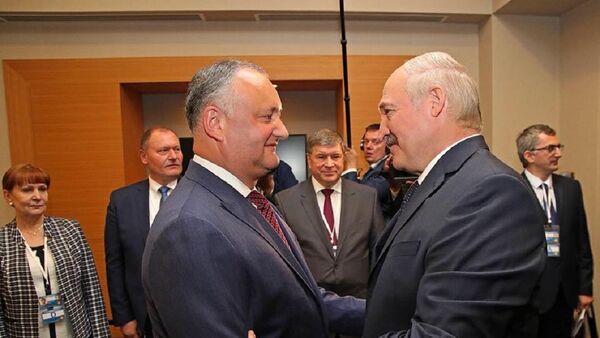 Igor Dodon și Alexandr Lukașenko - Sputnik Moldova