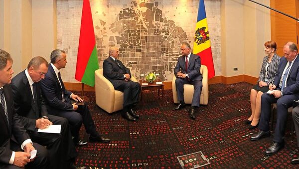 Президент Молдовы Игорь Додон провел встречу с белорусским лидером Александром Лукашенко - Sputnik Молдова