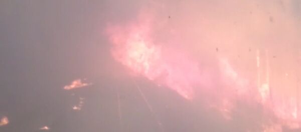 Поезд проехал через лесной пожар в Хабаровской крае - Sputnik Молдова