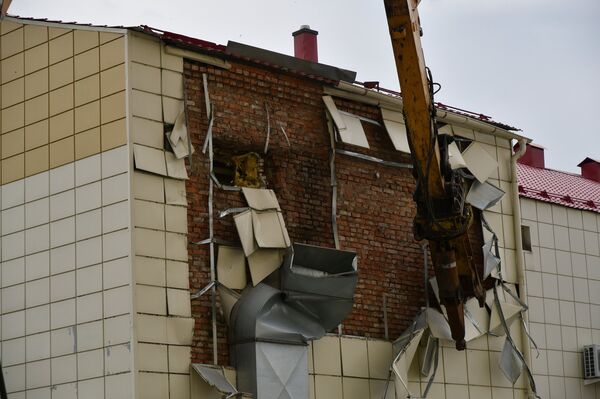 Снос здания ТЦ Зимняя вишня в Кемерово Снос здания ТЦ Зимняя вишня в Кемерово - Sputnik Молдова