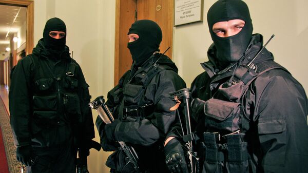 Soldaten des ukrainischen Geheimdienstes SBU - Sputnik Moldova-România