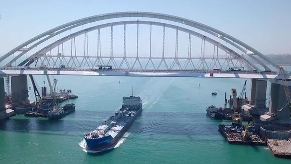 Как строили Крымский мост. Ускоренная видеоверсия - Sputnik Молдова