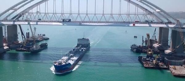 Как строили Крымский мост. Ускоренная видеоверсия - Sputnik Молдова