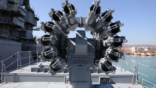 Les missiles Kalibr à bord de la frégate Admiral Grigorovitch - Sputnik Moldova-România