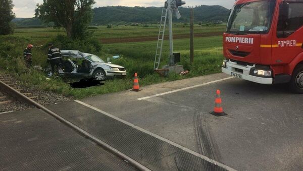 Accident feroviar petrecut la ieşirea din localitatea Jibou spre Someş Odorhei - Sputnik Moldova