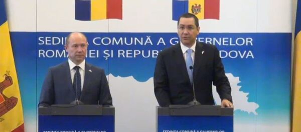 Valeriu Streleţ şi Victor Ponta - Sputnik Молдова