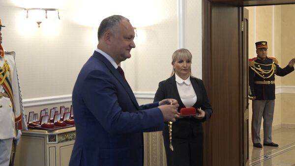 Президент Молдовы вручил высокие госнаграды - Sputnik Молдова