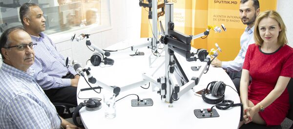 Valentin Beniuc, Gholamali Mohammadifard și Cezar Salagor - Sputnik Moldova