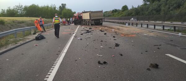 Accident de circulaţie lânga Budapesta Accident de circulaţie lânga Budapesta - Sputnik Moldova