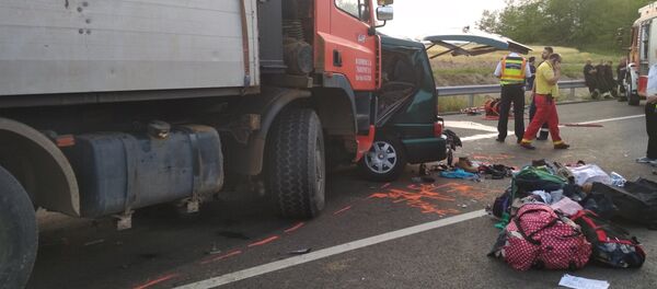 Accident de circulaţie lânga Budapesta - Sputnik Moldova-România