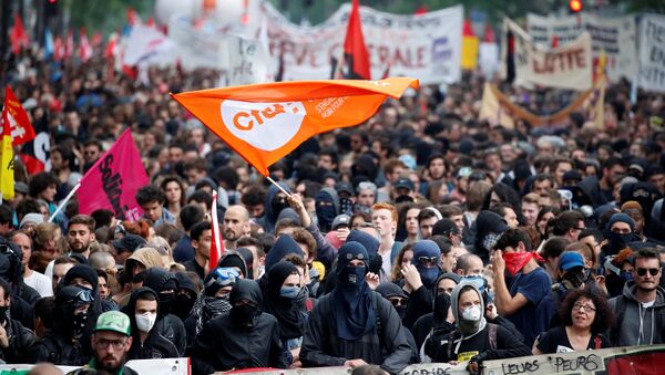 Протесты в Париже - Sputnik Молдова