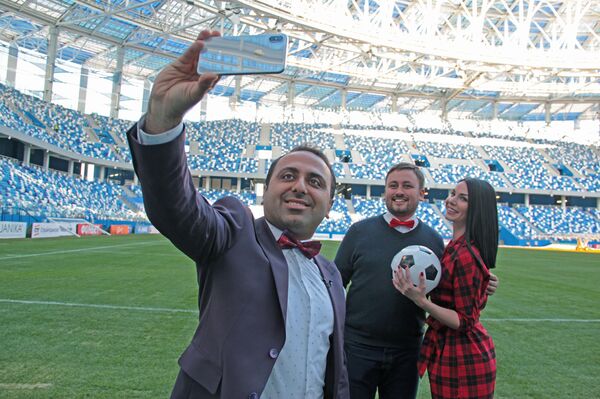 Санан Шахизаде, спортивный комментатор из Азербайджана Санан Шахизаде, спортивный комментатор из Азербайджана - Sputnik Молдова