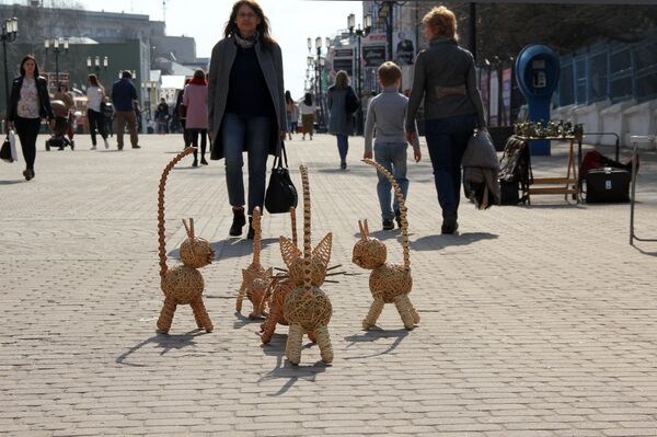 Пешеходная улица в Нижнем Новгороде Пешеходная улица в Нижнем Новгороде - Sputnik Молдова