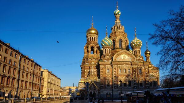 La cathédrale du Sauveur-sur-le-Sang-Versé à Saint-Pétersbourg - Sputnik Moldova-România