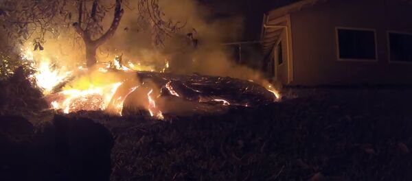 Таймлапс: Лава движущаяся к дому Таймлапс: Лава движущаяся к дому - Sputnik Moldova-România