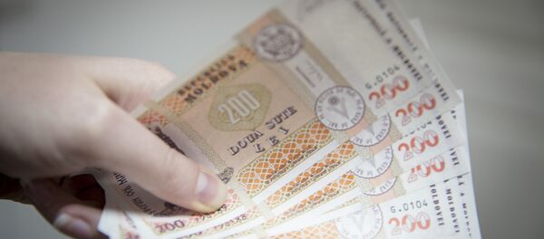 банкноты номиналом 200 лей - Sputnik Moldova