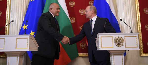 Президент РФ В. Путин встретился с премьер-министром Болгарии Б. Борисовым Президент РФ В. Путин встретился с премьер-министром Болгарии Б. Борисовым - Sputnik Moldova-România