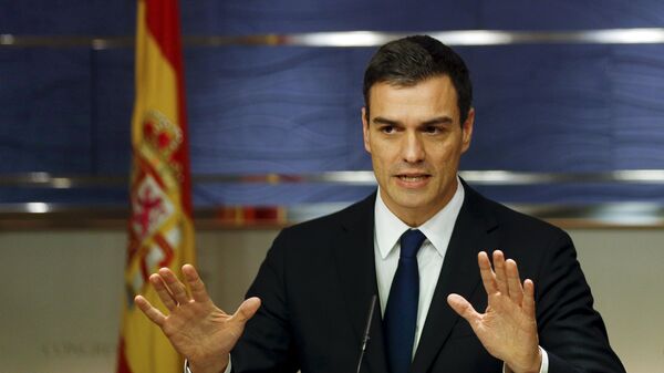 Spain's Socialist Party leader Pedro Sanchez - Sputnik Moldova-România