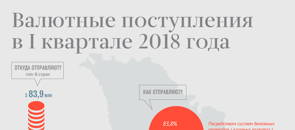 Валютные поступления в I квартале - Sputnik Молдова
