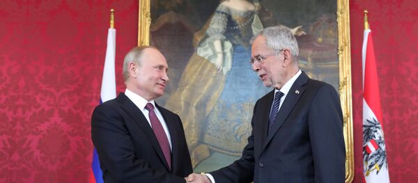 Рабочий визит президента РФ В. Путина в Австрию - Sputnik Moldova