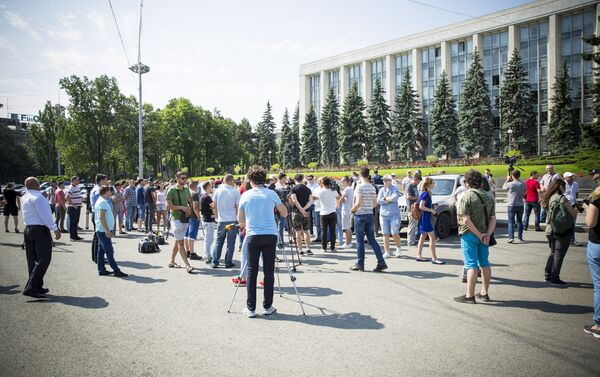 Протест против повышения цен на топливо - Sputnik Молдова